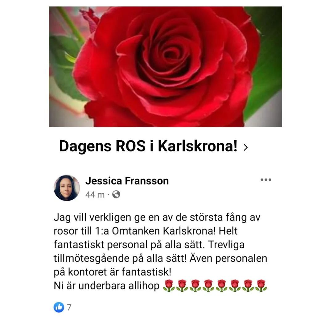 Dagens ros till hemtjänsten